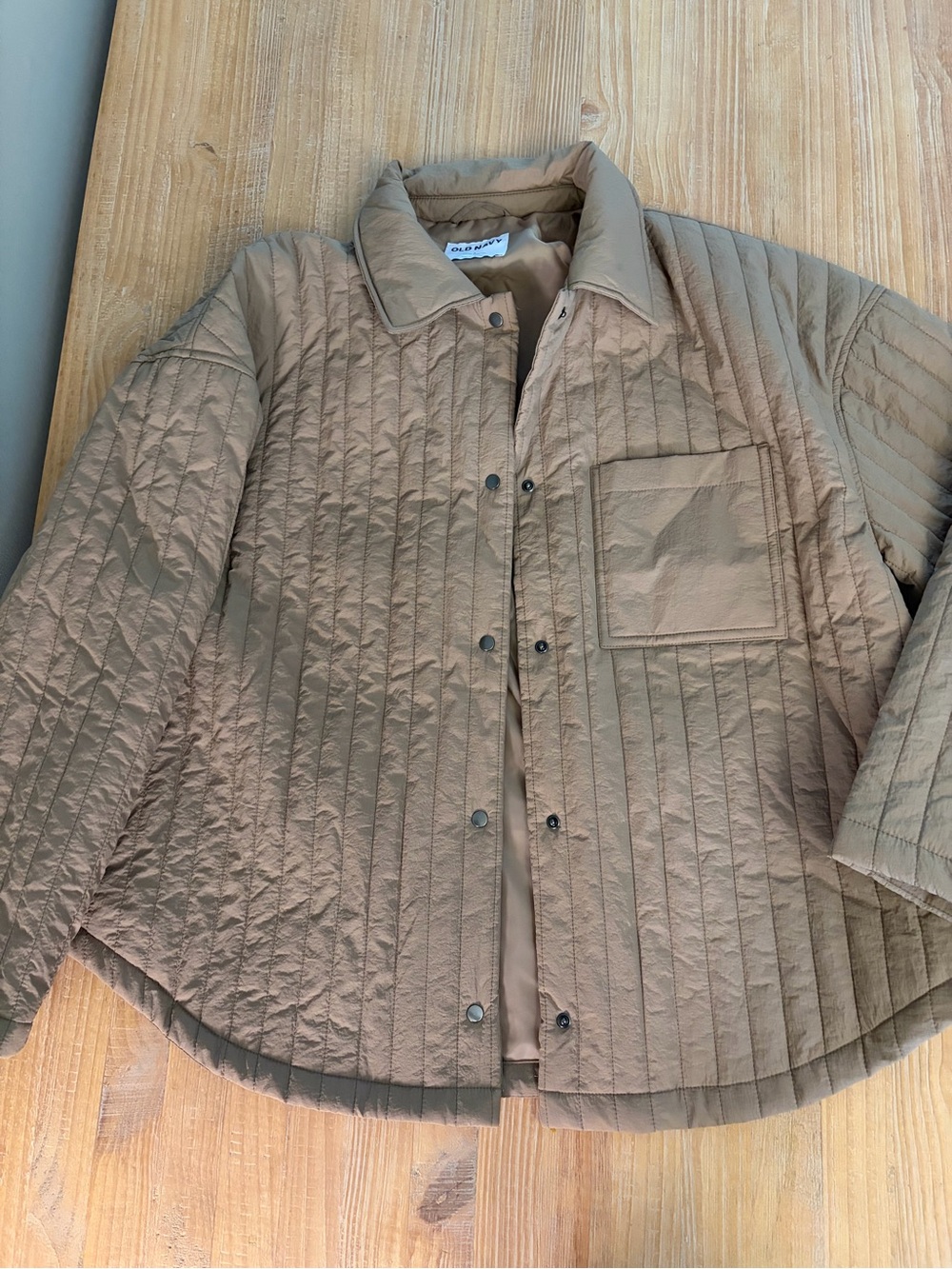 Old Navy Women Quilted Oversized Jacket Size Large
